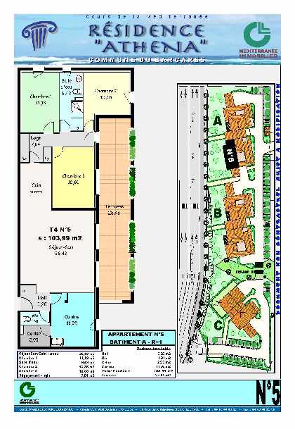 Three-Bed Lot Plan