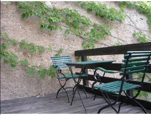 Decked terrace