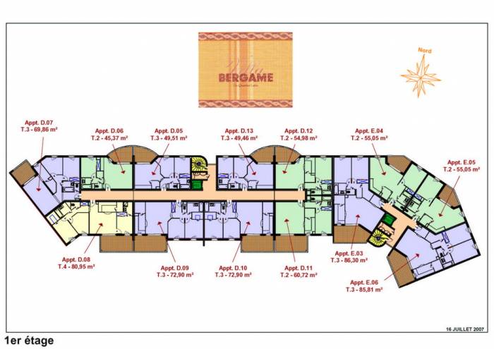First Floor Plan D & E