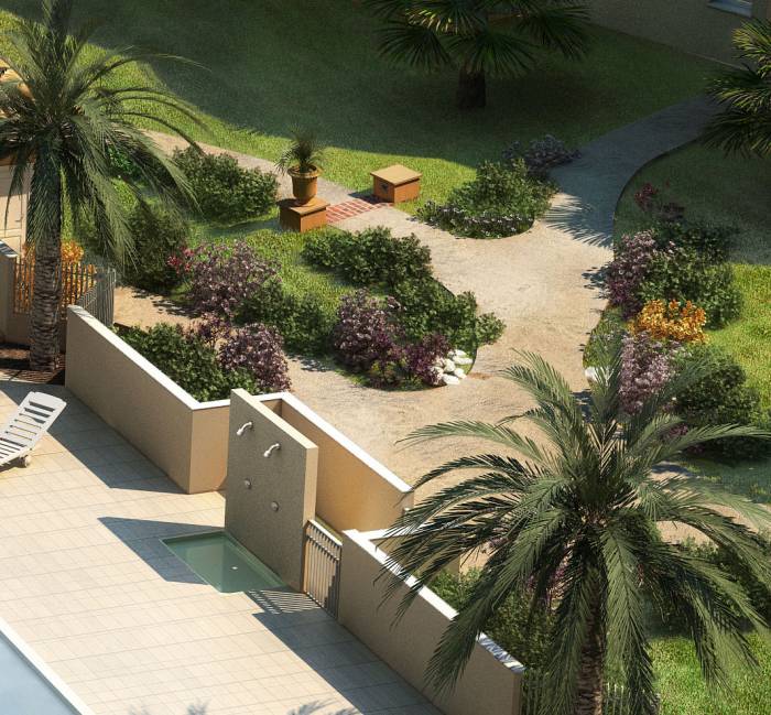Artist Impression Pool Entrance
