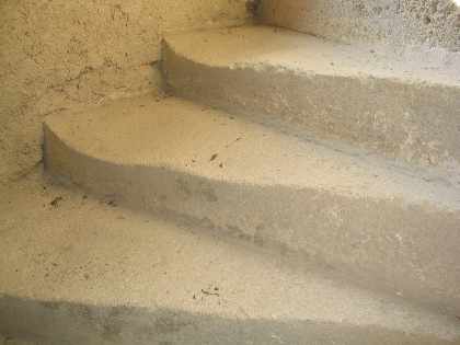 Original stone staircase in the tower