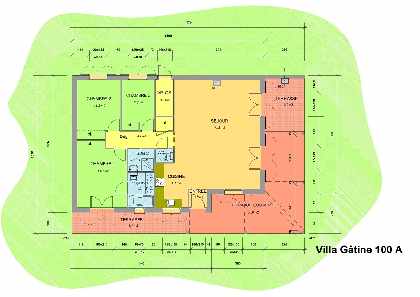 Three-bed Villa Floor Plan