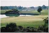 View over the golf courses