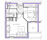 One-bed lot plan example