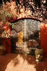 The restaurant Le Mas Vermeil