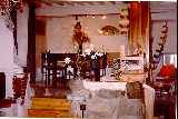 raised dining area